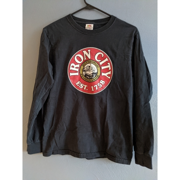 Iron City Black Long Sleeve Shirt - Picture 2 of 3